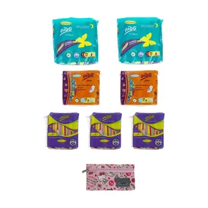 پک نوار بهداشتی مدل Parvaneh تافته بسته 7 عددی