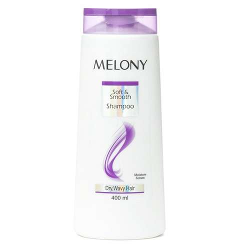 شامپو مناسب موهای خشک ومجعد ملونی مدل soft and smooth حجم 400 میلی لیتر