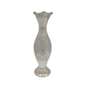 گلدان قلمزنی نقره کد 54512