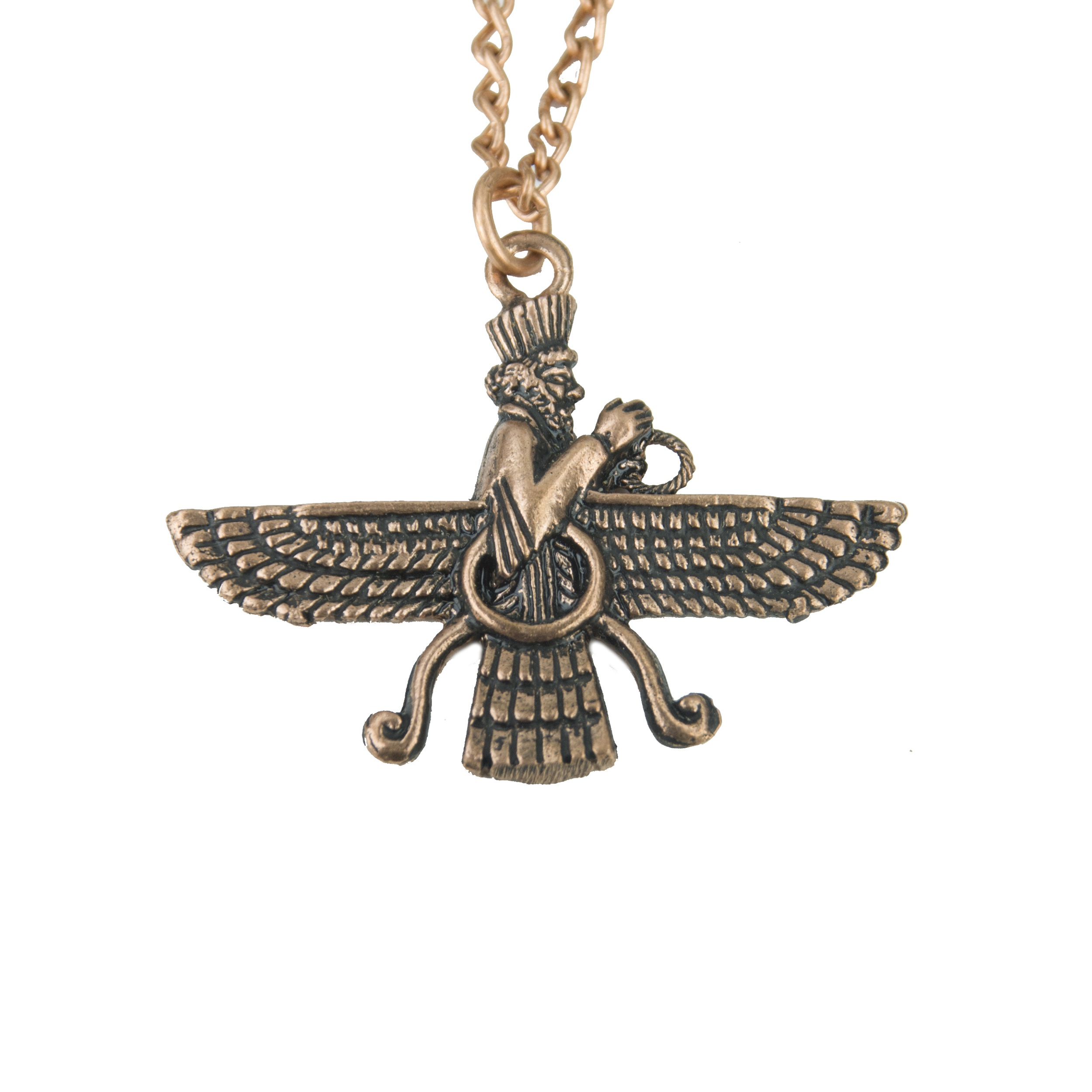 گردنبند طرح فروهر کد 420011