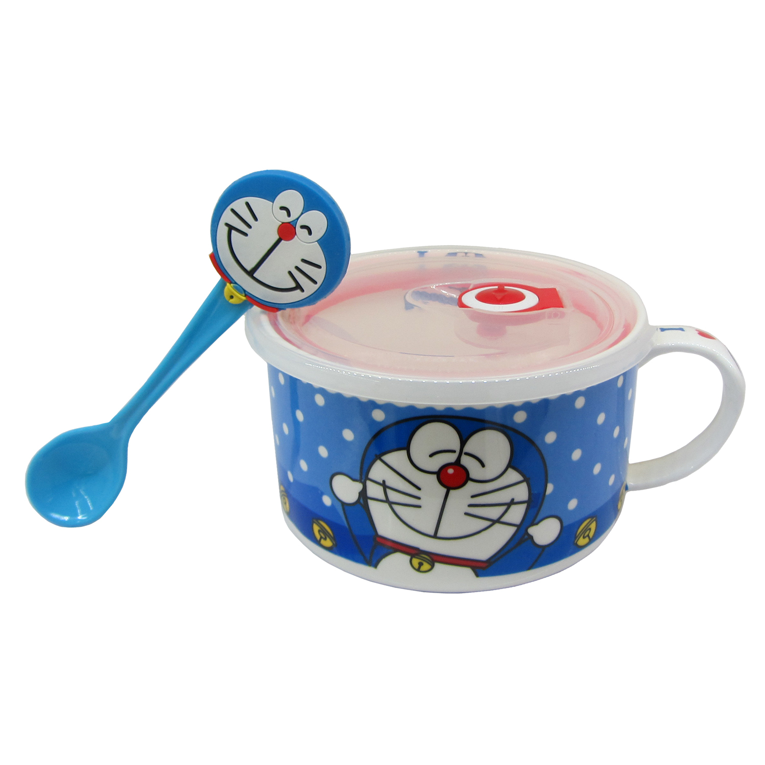 ظرف غذای کودک دو تکه مدل doraemon کد L120