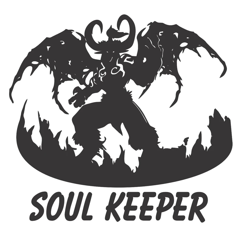 استیکر دیواری طرح Soul Keeper کد G 7