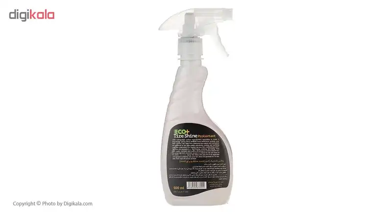 اسپری واکس لاستیک و رینگ خودرو نانو اکو پلاس مدل n9 حجم 500 میلی لیتر