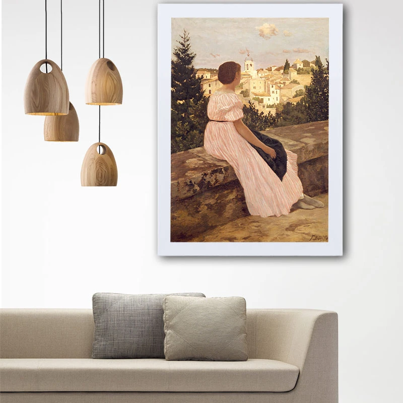 تابلو گالری استاربوی طرح زن مدل هنری L81