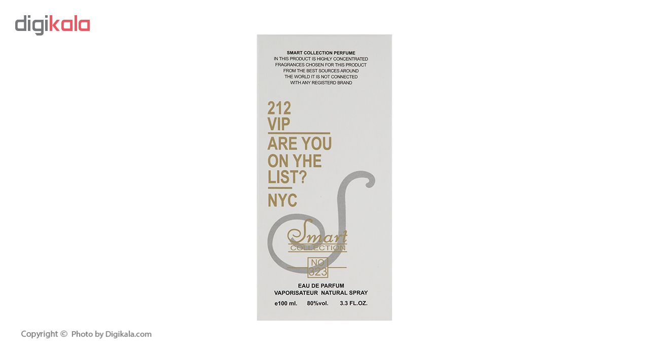 ادو پرفیوم زنانه اسمارت کالکشن مدل 212 VIP حجم 100 میلی لیتر