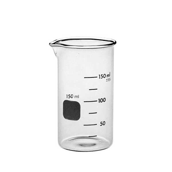 بشر آزمایشگاه مدل Beaker ظرفیت 150 میلی لیتر