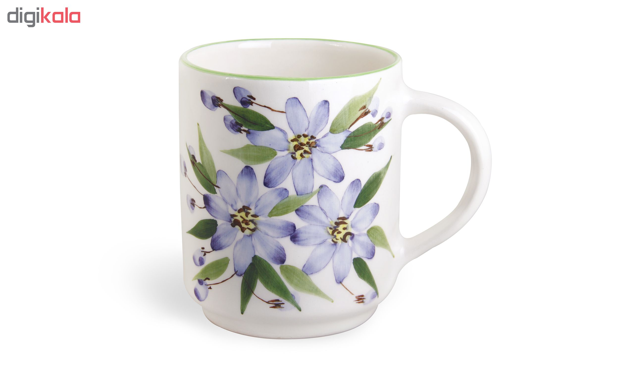 ماگ سرامیکی خاکاب طرح سه گل