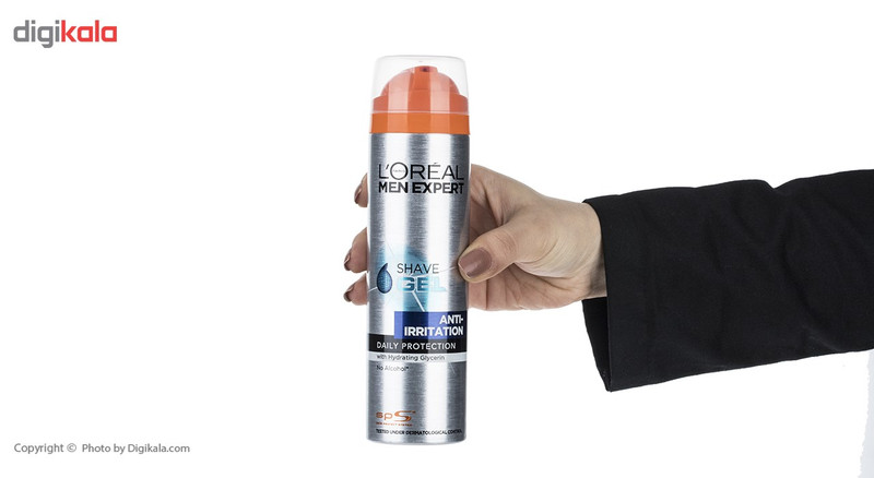 ژل اصلاح لورآل سری Men Expert مدل Anti Irritation حجم 200 میلی لیتر