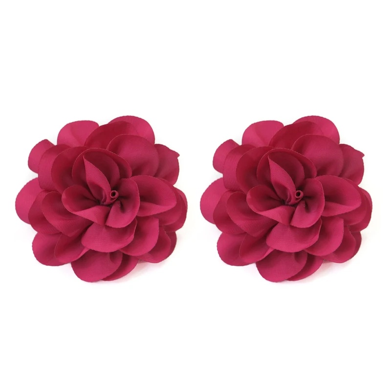 کش مو طرح گل مدل WKG-109 بسته 2 عددی تک سایز