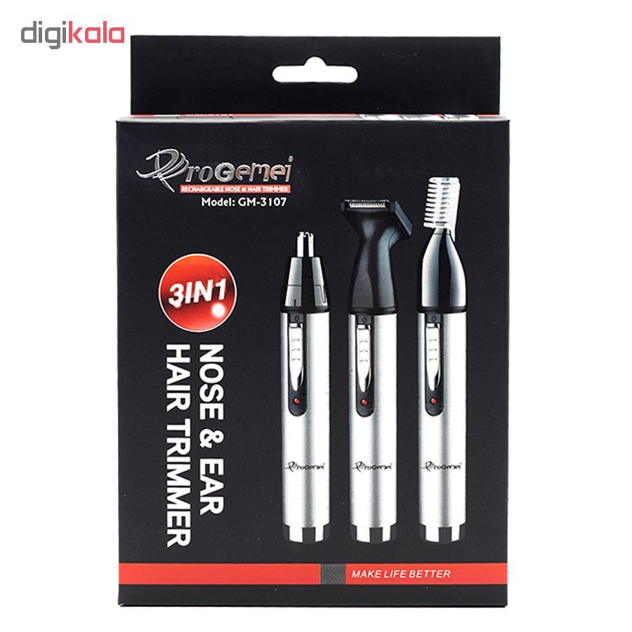 موزن گوش، بینی و ابرو پروجیمی مدل GM-3107 -  - 7