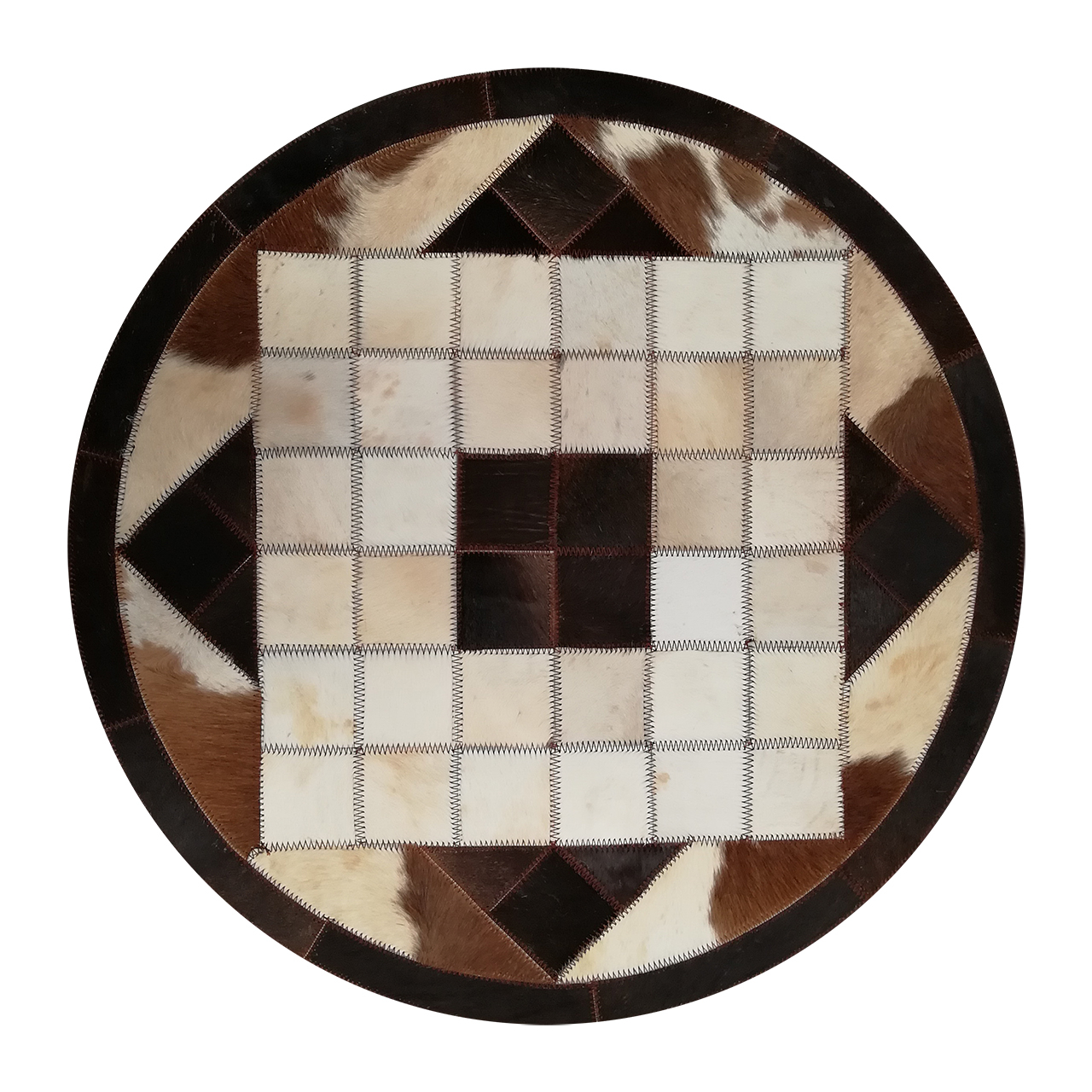 کلاژ فرش پوست و چرم کمالی مدل AD-00510