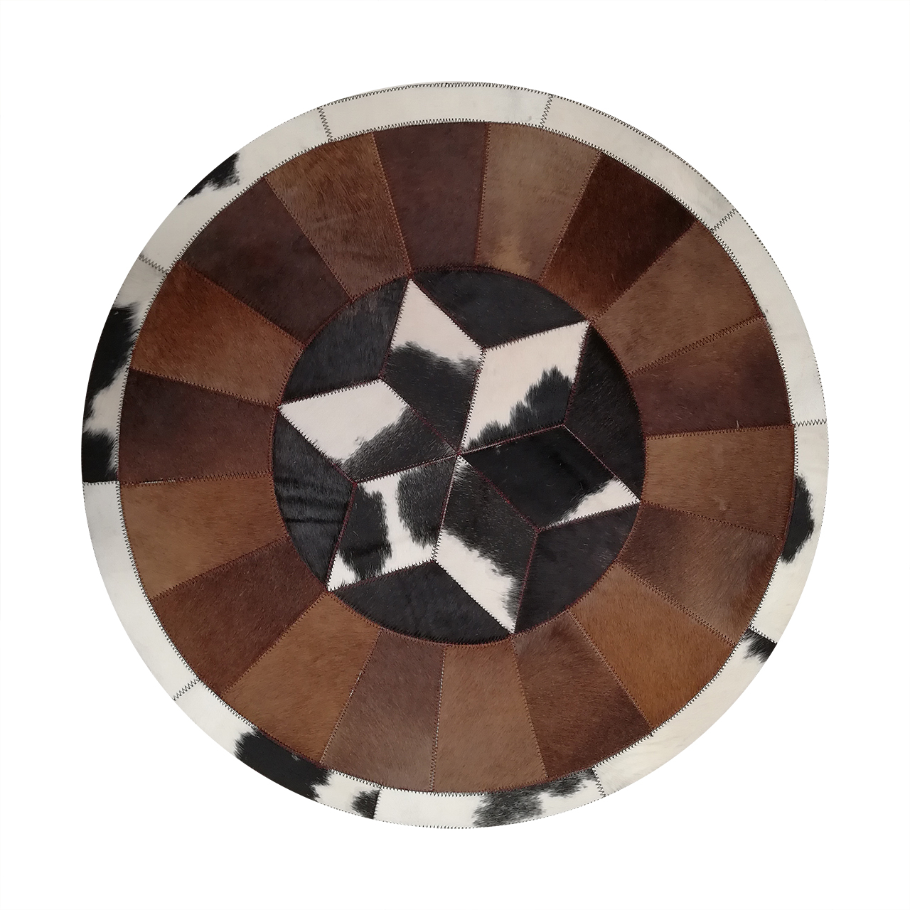 کلاژ فرش پوست و چرم کمالی مدل AD-00512