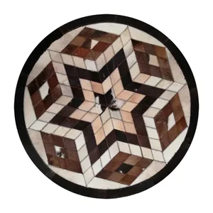 کلاژ فرش پوست و چرم کمالی مدل AD-00513