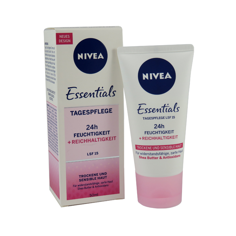 کرم مرطوب کننده نیوآ مدل Essentials Tagespflege  حجم 50 میلی متر