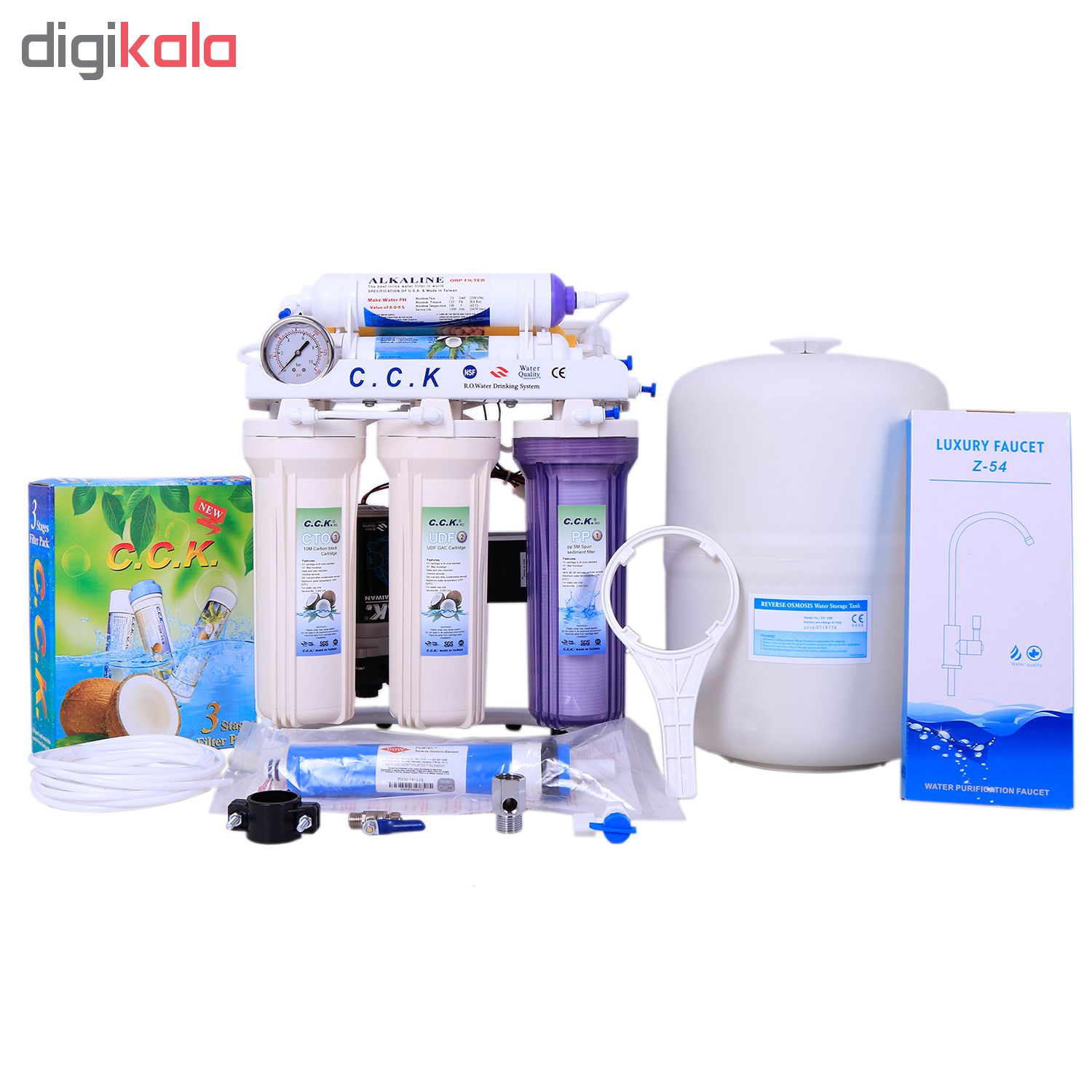 دستگاه تصفیه کننده آب خانگی سی سی کا مدل RO-ORP7