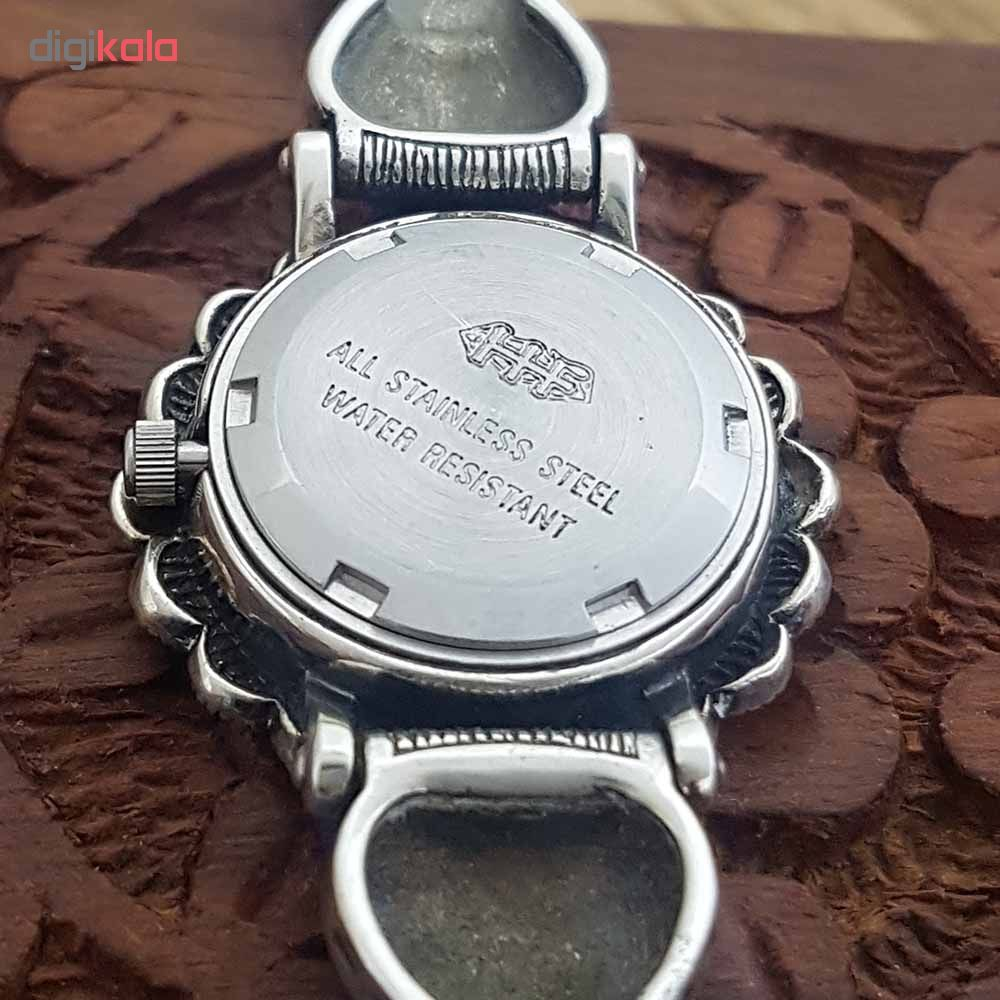 ساعت مچی عقربه ای زنانه نقره ترمه 1 مدل WT05