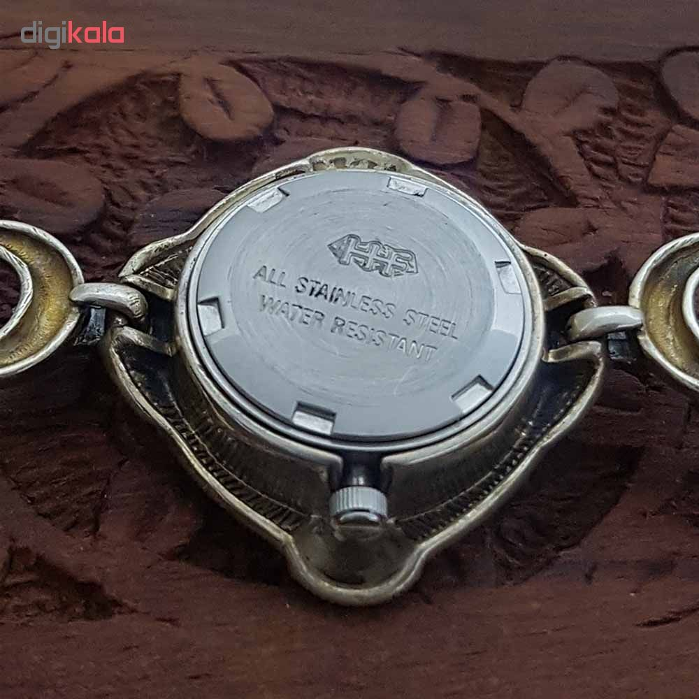 ساعت مچی عقربه ای زنانه نقره ترمه 1 مدل WT09