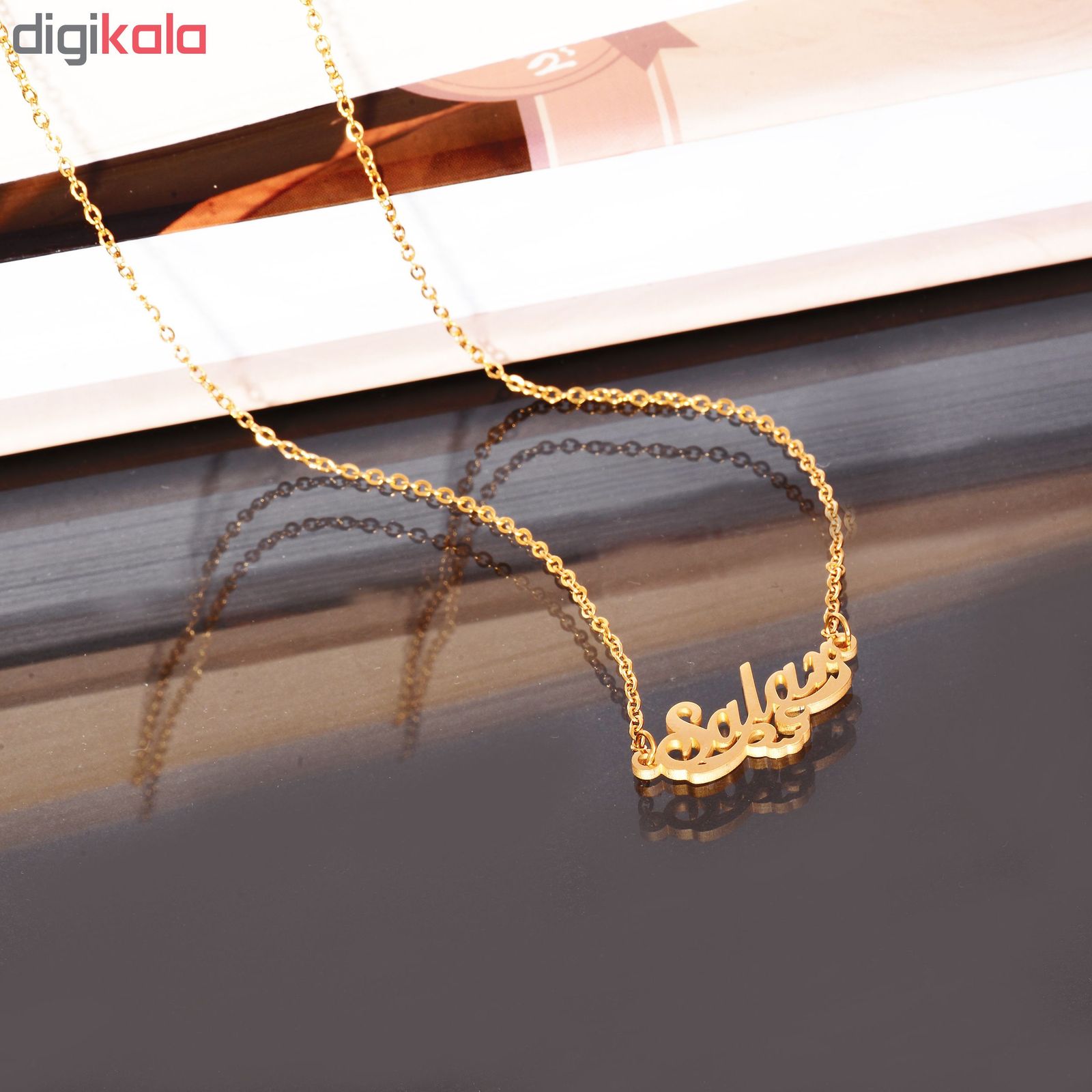 گردنبند مردانه طرح سالار کد GA1134 -  - 2