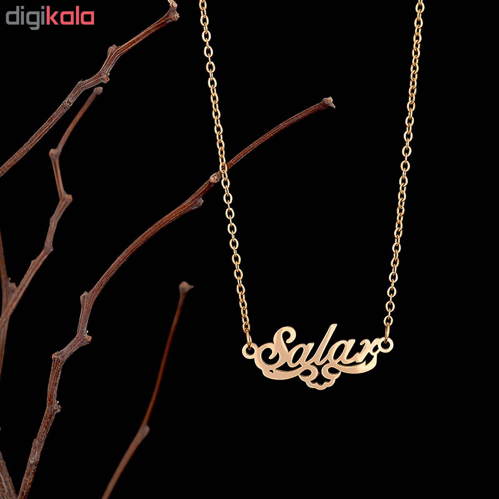 گردنبند مردانه طرح سالار کد GA1134 -  - 3