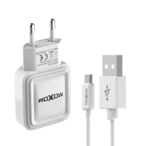شارژر دیواری موکسوم مدل KH-52 به همراه کابل تبدیل microUSB