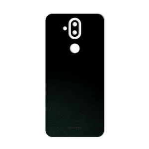 MAHOOT Black-Suede Cover Sticker for Nokia 8.1