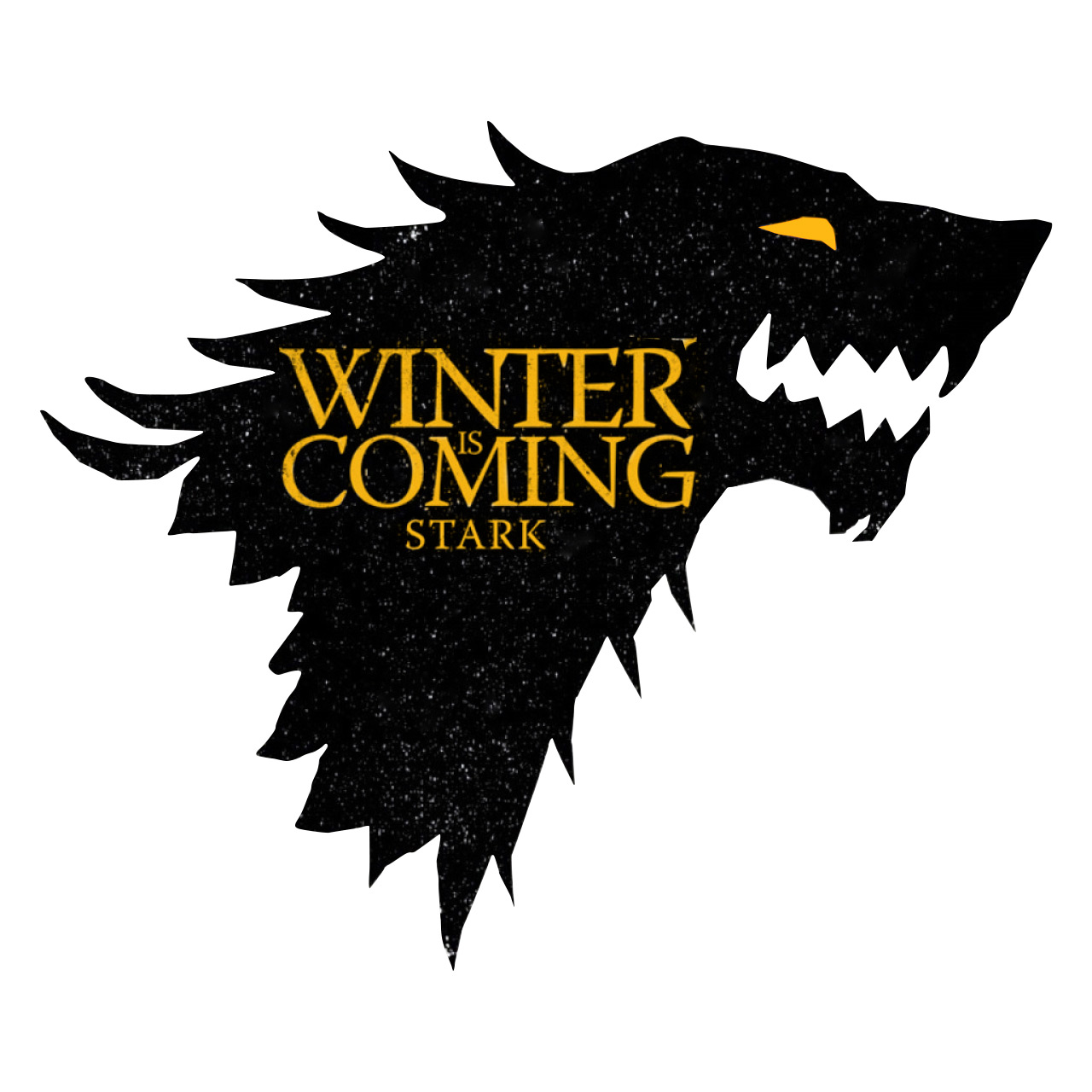 برچسب بدنه خودرو طرح Winter is coming کد 03