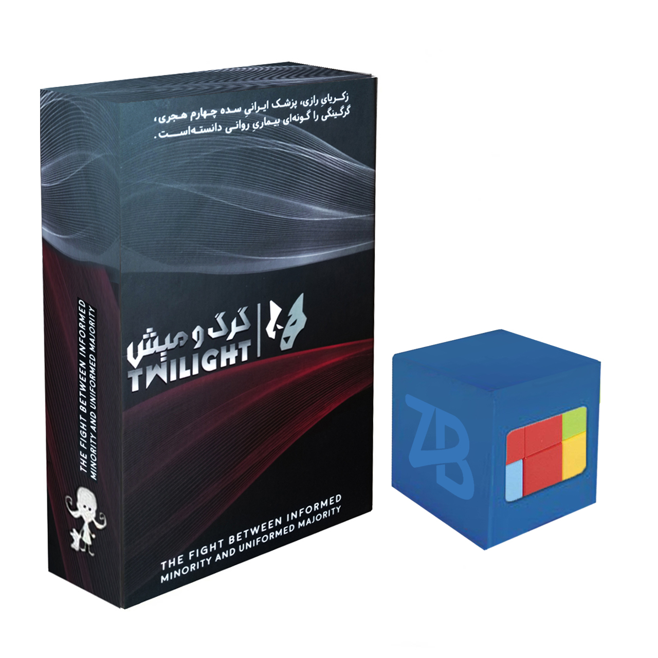 بازی فکری گرگ و میش مدل gm120 به همراه  روبیک سوما