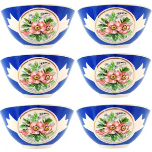 کاسه مدل روسی k103 بسته 6 عددی