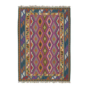 گلیم دستبافت پنج و نیم متری کد 9802139