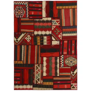 کلاژ گلیم دستبافت سه و نیم متری کد 486877