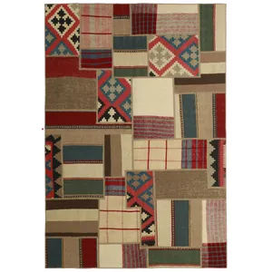 کلاژ گلیم دستبافت سه و نیم متری کد 486878