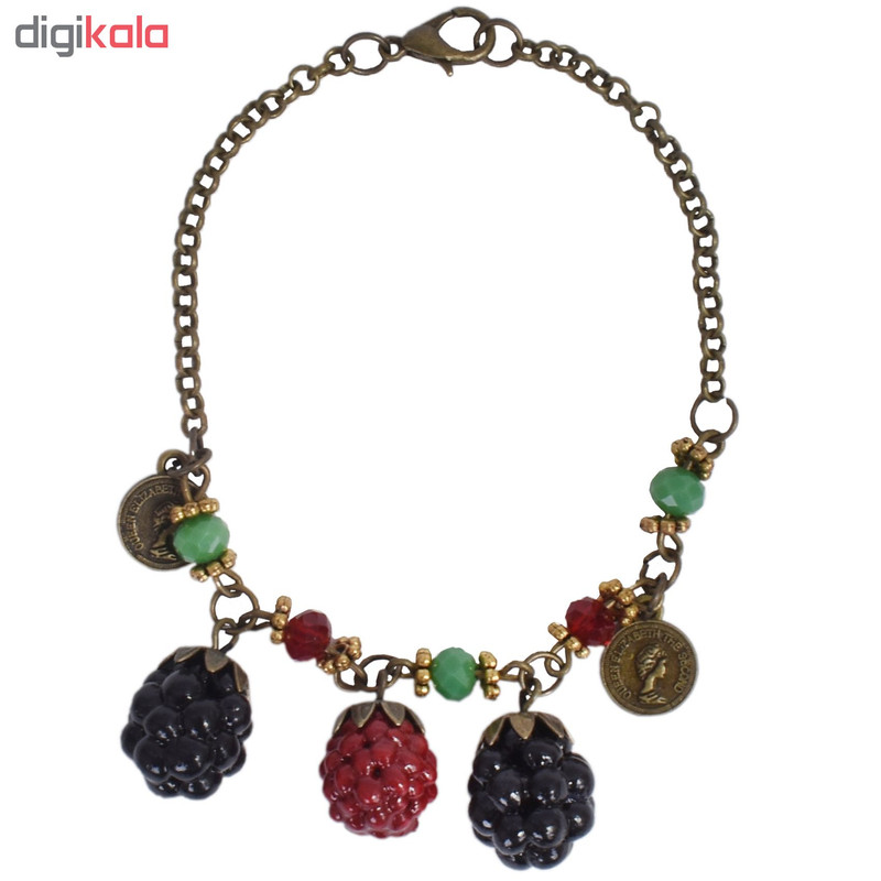 پابند زنانه طرح تمشک کد 04