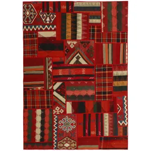 کلاژ گلیم دستبافت سه و نیم متری کد 486881