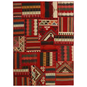 کلاژ گلیم دستبافت سه و نیم متری کد 486882