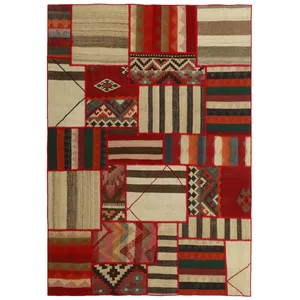 کلاژ گلیم دستبافت سه و نیم متری کد 486884