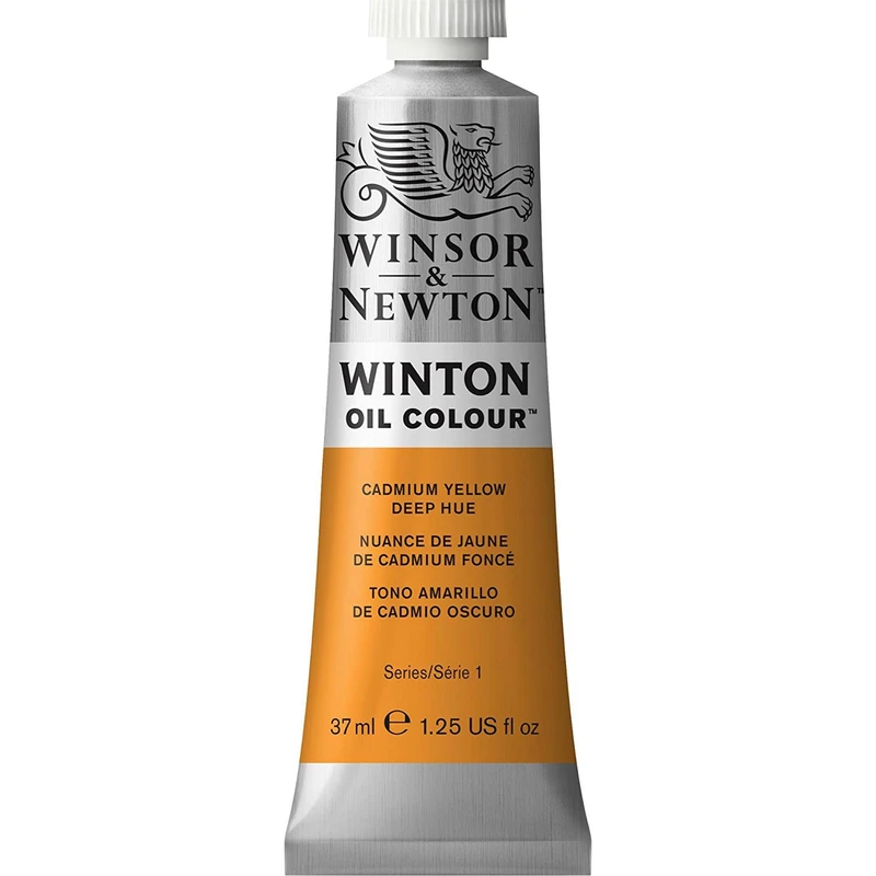 رنگ روغن وینزور وینتون مدل CADMIUM YELLOW DEEP HUE 46 حجم 37 میلی لیتر