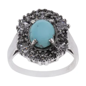 انگشتر نقره زنانه کد 9807