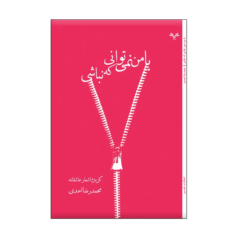 کتاب با من نمی توانی که نباشی اثر محمدرضا احمدی انتشارات نامه مهر