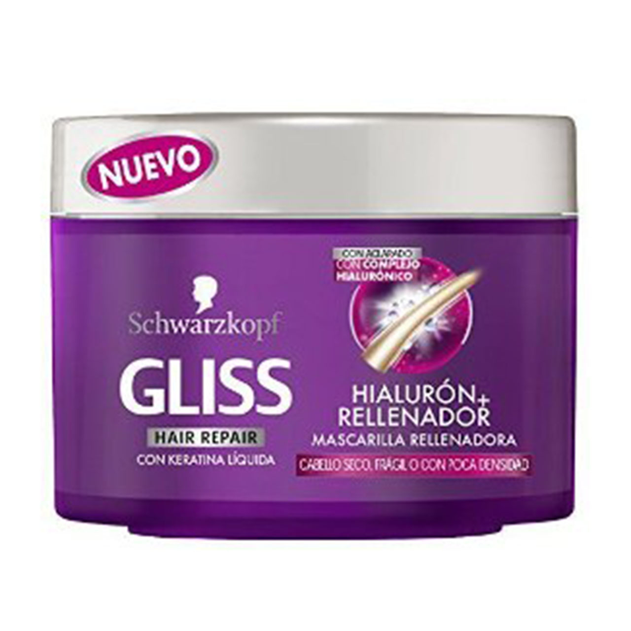 ماسک مو گلیس مدل Hyaluron Hairfiller حجم 200 میلی لیتر