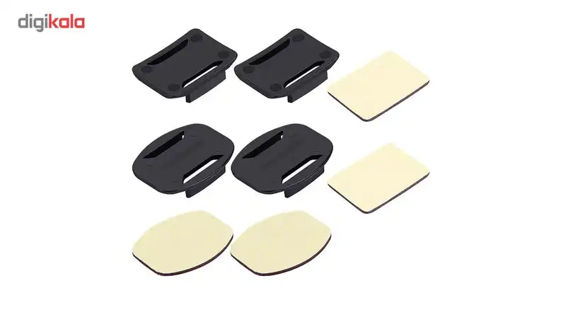 پایه و چسب تخت پلوز مدل PU09 مناسب یرای دوربین های ورزشی گوپرو بسته 8 عددی