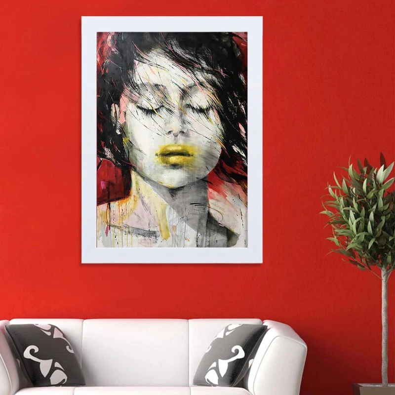 تابلو گالری استاربوی طرح دخترانه مدل هنری HL236