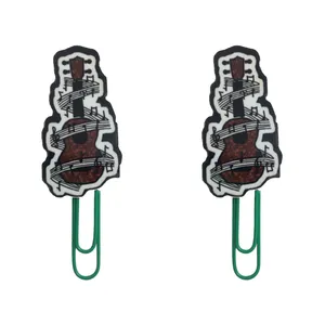 گیره کاغذ طرح گیتار کد 34 بسته 2 عددی