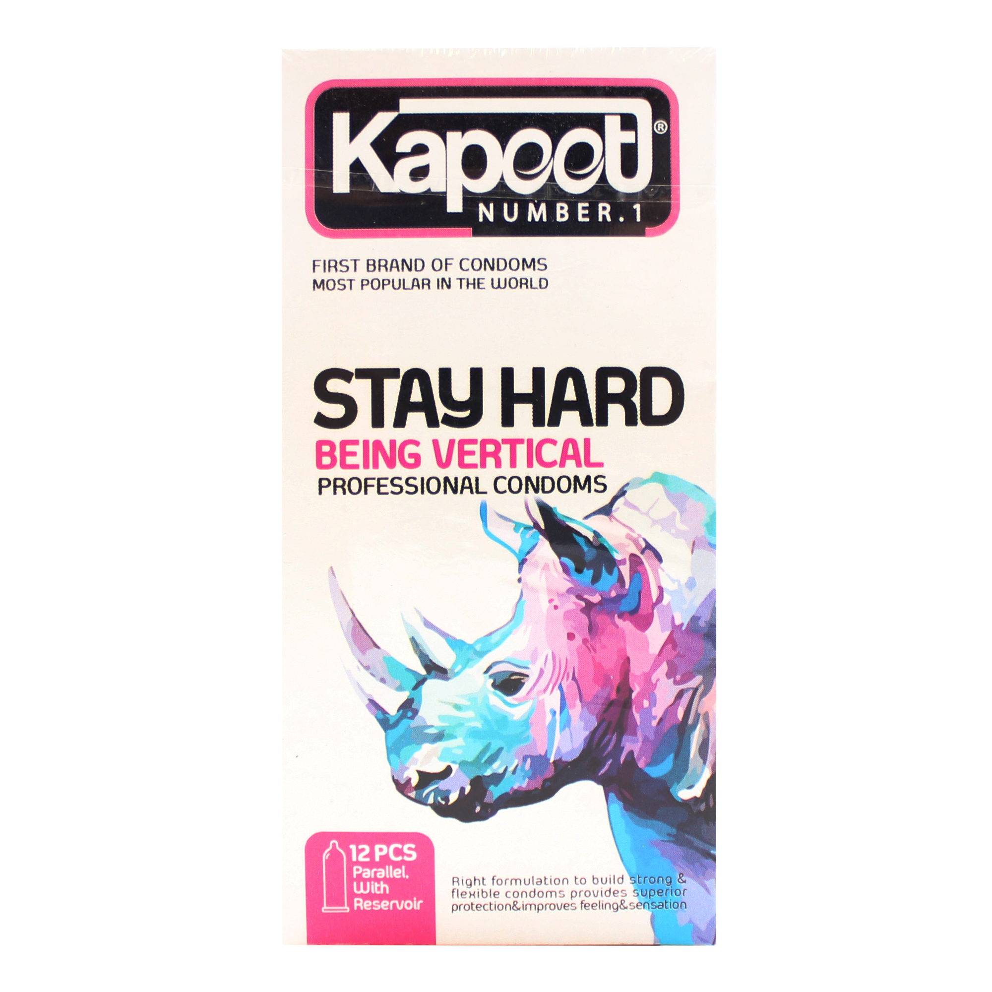 کاندوم کاپوت مدل Stay Hard بسته 12 عددی
