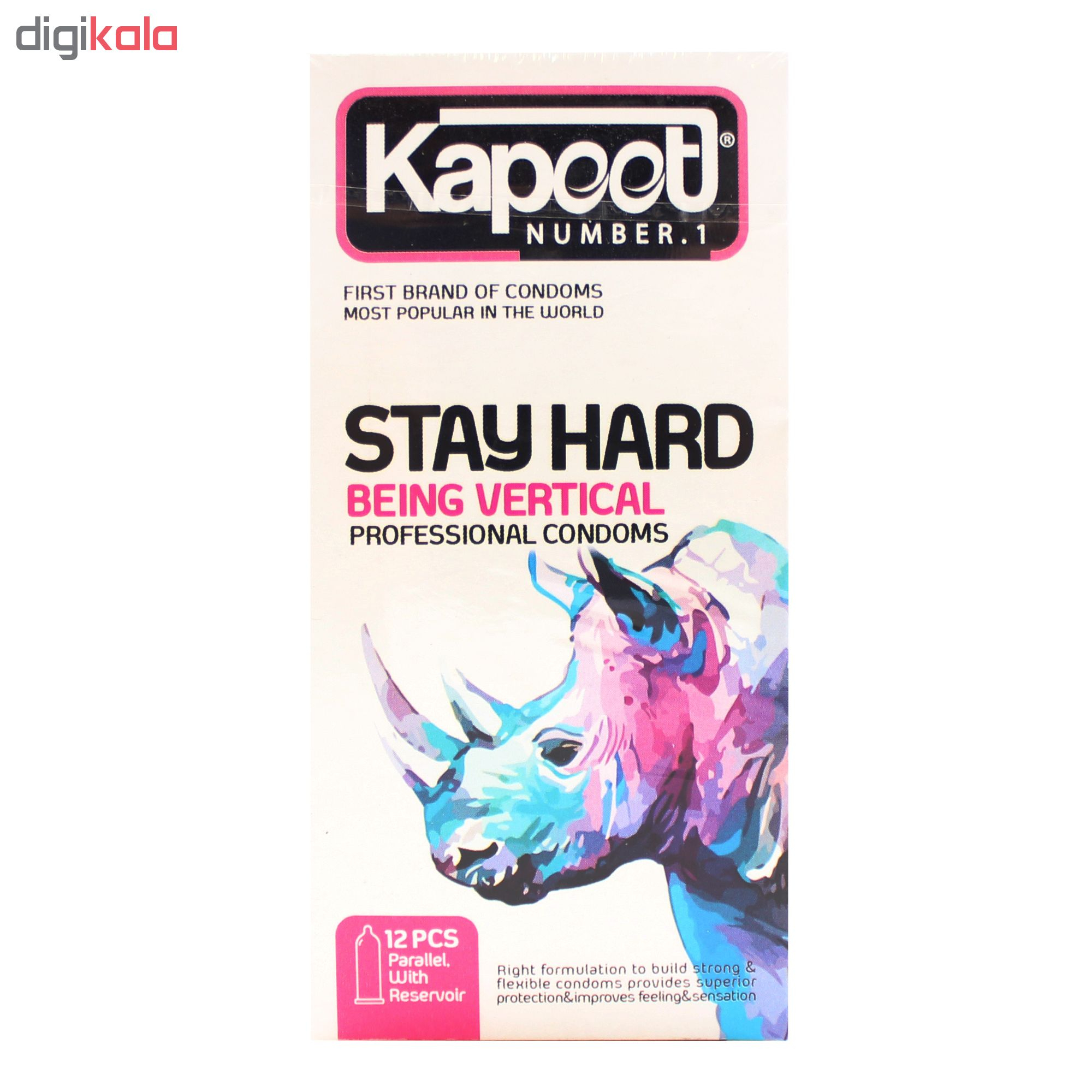 کاندوم کاپوت مدل Stay Hard بسته 12 عددی