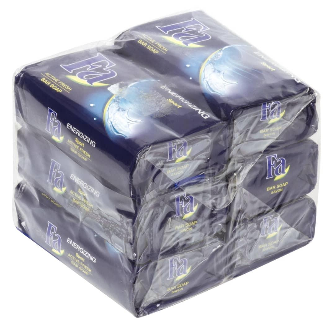 صابون شستشو فا مدل energizing وزن 175 گرم بسته 6 عددی