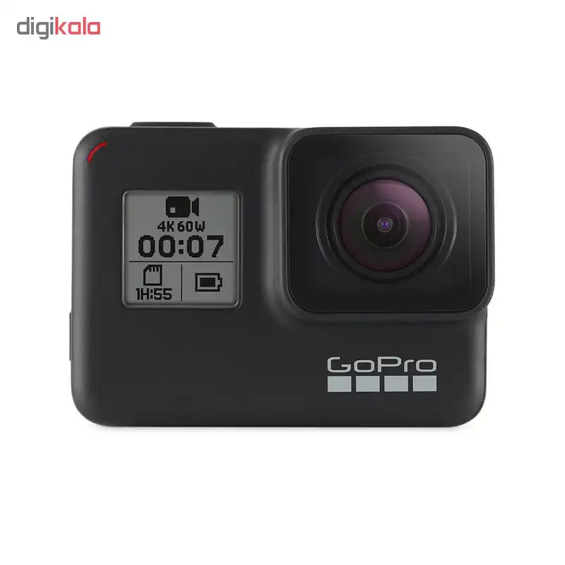 دوربین فیلم برداری ورزشی گوپرو مدل Hero 7 Black به همراه پایه مونوپاد مدل El Grande