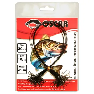 سیم بکسل ماهیگیری اسکار مدل WL30 سایز 30 سانتی متر بسته 10 عددی