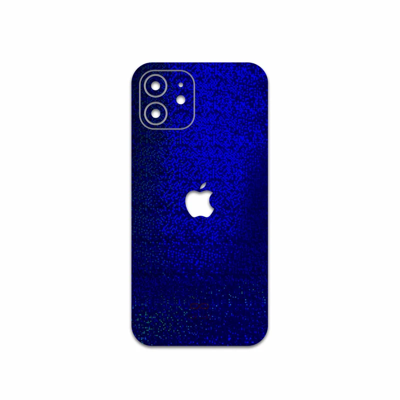 برچسب پوششی ماهوت مدل Blue-Holographic مناسب برای گوشی موبایل اپل iPhone 12