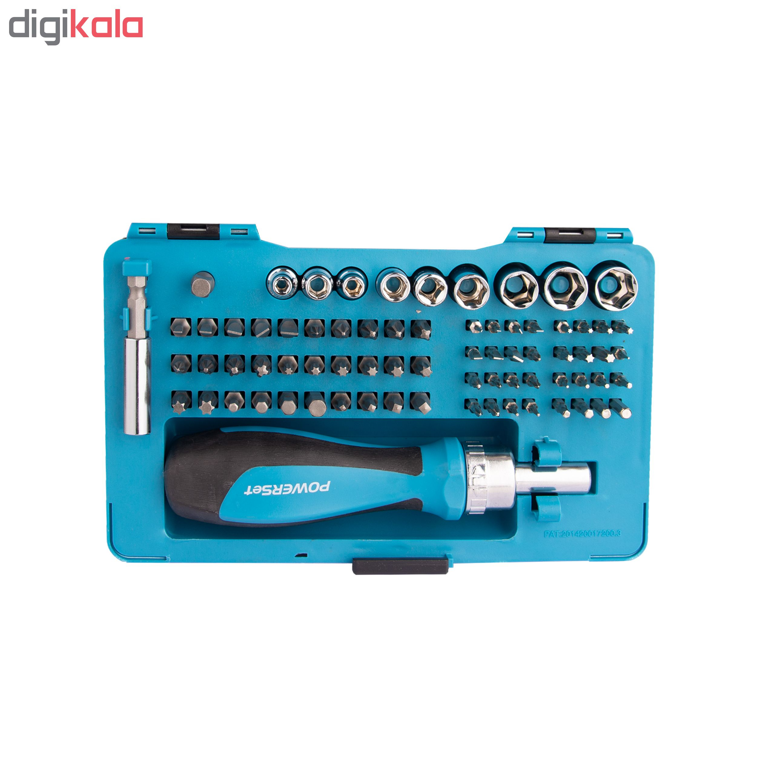 مجموعه 79 عددی سری پیچ گوشتی و آچار پاورست مدل TH1079