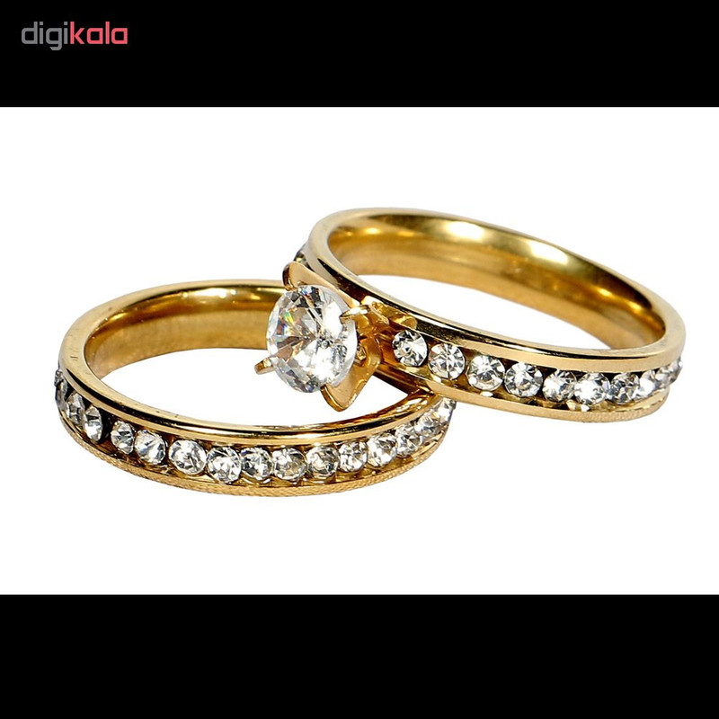 حلقه و پشت حلقه زنانه کد 12309 حلقه و پشت حلقه زنانه کد 12309